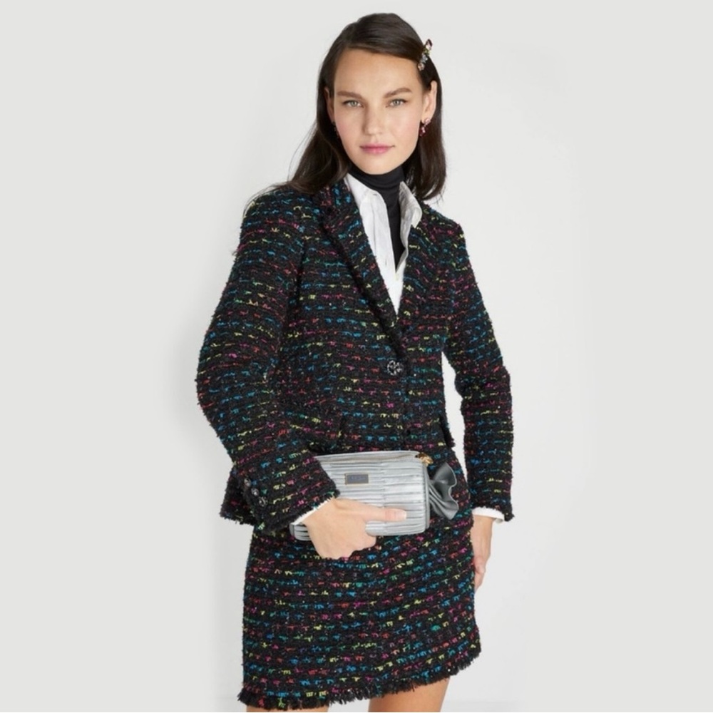 ♠️ Kate Spade Sweat Treats Festive Pleated Leather Small Barrel Bag- Starlight♠️ - Picture 2 of 8